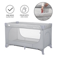 Baby Cot MOON HUG one touch fold 1 Layer GREY